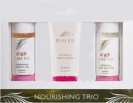 Nourishing Trio, Ideal Spa Bath Gift Set for Women - Travel Kit - Includes Exotic Body Oil, Hydratin