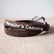 Paralife 屬於自己的木紋軟木相機背帶 手工量身訂造長短+縫名字 類單 數位 微單眼 相機繩 DC DSLR camera strap