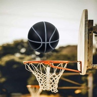 No. 7 Silent Ball Black High Stretch Basketball Standard No. 7 Racket Ball Solid Ball Basketball No 