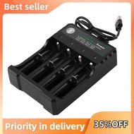 Rechargeable 4-Slot Battery Charger Li-Ion Usb Smart Fast Charger For 18350 18500 18650  Li-Ion Batt