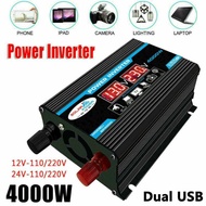 ⭐Reasy Stock⭐Automotive Inverter Voltage Converter Power Inverter DC12V to AC220V 4000W