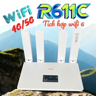 R611C 4G WiFi Router – WiFi 6, High Speed 300Mbps, Plug in 4G/5G SIM, Can Use 32 Devices