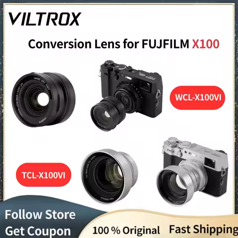 Viltrox X100VI Telephoto/Wide-Angle Conversion Lens for FUJIFILM X100 Series Cameras Fujifilm X100VI