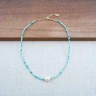 PANNE 短石圓形刻面亞馬遜石