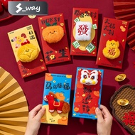 2026year Of The Horse 3d Embroidery Plush Red Envelope3d Plush Doll Lucky Money Pouch For Spring Fes