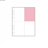 CLEIGHTEEN8H Photocard Binder Sheets, A5 PP Acid Free Multiple Pockets Sleeve, Transparent Photo Alb