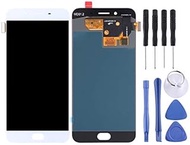 LCD Screen Original LCD Screen and Digitizer Full Assembly for Oppo R9s(Black) Replacement Part (Color : White)