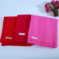 Cashmere羊絨圍巾/披肩 紅色系 戒指絨 四季適用