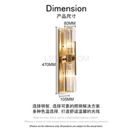 B2615 GD (E14*2) PREMIUM CRYSTAL DECORATIVE WALL LIGHT