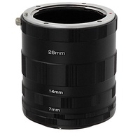 Macro Extension Tube Set Compatible with Nikon F Mount Cameras for Extreme Close-up Photography