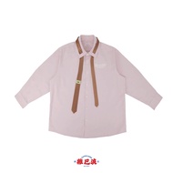 Zapbalang Mini Mart: Dmeow | Dmeow Academy Tie Long Sleeve Shirt (Pink)