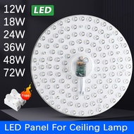 Ceiling Light LED Module 220V-240V Round LED Panel Light 12W 18W 24W 36W 48W 72W Replacement LED Ret