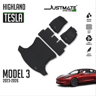 JUSTMATE TESLA พรมปูพื้นรถยนต์ MODEL 3 2024 - 2028 HIGHLAND