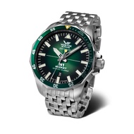 Vostok Europe Green Dial Silver Stainless Steel Strap Men Watch NH35-225A710-B