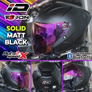 หมวกกันน็อค iD E-TRON OPEN FACE เปิดหน้า แว่น2ชั้น รุ่นใหม่