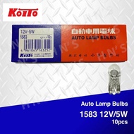 Koito T10 Halogen Bulb 12V/5W 10pcs/Box ( PN : 1583 )