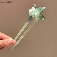 meisha888 Fashion U-shaped Hairpin Acrylic Flower Hair Stick Chopsticks Chinese Hair Clips Wedding H