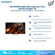 Skyworth 65" / 75" QD-Mini LED with 144hz Refresh Rate Google Smart TV 65SUE9800 / 75SUE9800