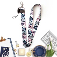 Premium Spring Scent Floral Lanyard/Custom Lanyard/With Safe Removable Buckle & Spring Clip