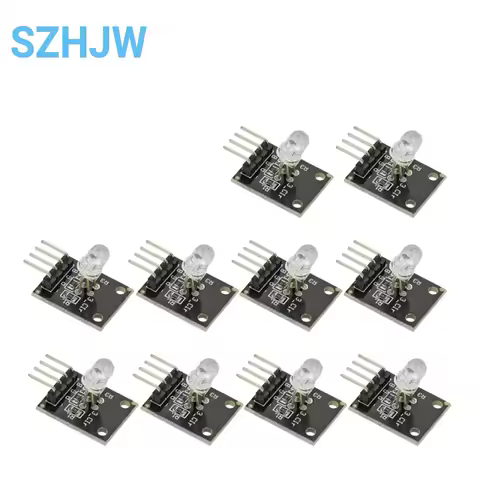 10pcs Smart Electronics 4Pin RGB Module KY-016 Three Colors 3 Color RGB LED Sensor Module For Arduin