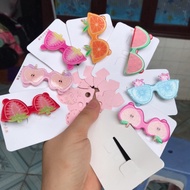 Wholesale of 12 cute bang clips with new designs