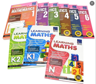 （Local shipment)9 Pcs/Set Sap Learning Mathematics Grade 1-6 Children Math Book Singapore Kindergart
