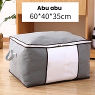 Inaso Tempat Penyimpanan Baju Storage Organizer Bag Pakaian Storage Box Bamboo Storage Travelling Ko