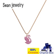 47 Swarovski Swan Jewelry Iconic Swan Pink Swan Necklace Necklace Swan Necklace Colorfast Swan Jewel
