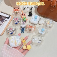 READY STOCKFor HOCO EW50/51 Case Casing Soft Silicone Summer Style Cartoon Earphone Case Cover