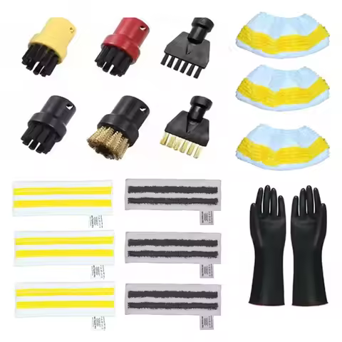 For Karcher SC1 SC2 SC3 SC4 SC5 SC7 Steam Cleaner Part Replacement Nozzle Brush Mop Cloth Stubborn S