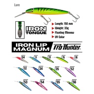 Lure Pro Hunter Iron Lip Magnum Minnow 150F - Rattle 150mm 33gr