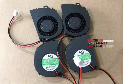 New CPU Cooler Fan For XYD-40125 M DB04010B12UA DC 12V 0.18A 50*40*10mm 2-Cables 2-Pin Server Radiat