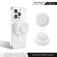 PopSockets โค้ง PopGrip สำหรับ MagSafe | ที่จับโทรศัพท์พรีเมี่ยม | ฐาน iPhone MagSafe ที่ดีที่สุดและ