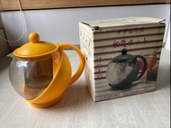 茶壺 泡茶壺 玻璃茶壺 耐熱設計 二手有外盒Tea Pot Used