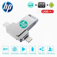 HP OTG USB Flash Drive 256GB 512GB 1TB Type-C for iPhone iPad/Lightning Usb Stick High Speed Pen Dri