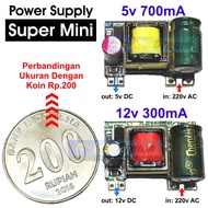 Power Supply Mini AC 220v To DC 5v 700mA 12v 300mA Adapter 1A 2A