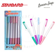 [ 1 BOX / 12 PCS ] BLIVE B'LIVE Standard Pen 0.3 mmNOX