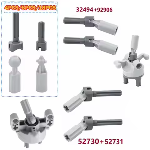 Suspension Drive Steering Technology Building Blocks Parts Transfer Shaft Joint Axle Steering Ball 5