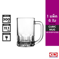 LUCKY Cubic Mug LG-312311 Size 10.5 Ounces 6 Pieces