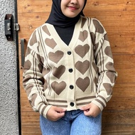 Aish Cardigan Rajut Anak Tanggung Korea Motif