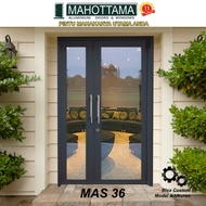 MAHOTTAMA - Pintu Rumah Kamar Tidur Kamar Mandi Aluminium Kaca 120 x
