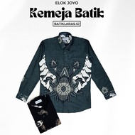 KEMEJA Hanspeter's Premium Long Sleeve Batik Shirt For Men
