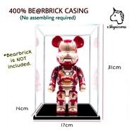 400% Bearbrick Acrylic Display Case / Casing