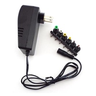 Adaptor Charger AC DC 3V/4.5V/6V/7.5V/9V/12V 6 Port Charger Switch Adapter Charger Laptop Serbaguna