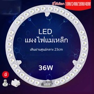 แผงไฟเพดาน LED ใช้แทนหลอดนีออนกลม แผงไฟ แผงไฟแม่เหล็ก ขนาด 28วัตต์/36วัตต์/48วัตต์  หลอดไฟ