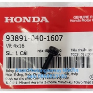 Honda 4x16mm black washer screw