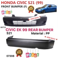 HONDA CIVIC S21 EK 99 FRONT BUMPER / REAR BUMPER / FRONT REAR SKIRT LIP / GRILLE GRILL TYPE R EK99 V