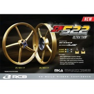 SPORT RIM 17" INCI SP522 EGO/NOUVO-S/EGO-S/EGO S FI (RCB)=120X17/140X17 (MATT BK/GOLD)