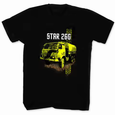 Polish Army Star 266 Military Transport Truck T Shirt Short Sleeve Casual 100% Cotton O-Neck Summer 