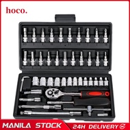 46pcs/set Tool Box Car Motorcycle Repair Set Hand Tools Home Service motor DIY Kit